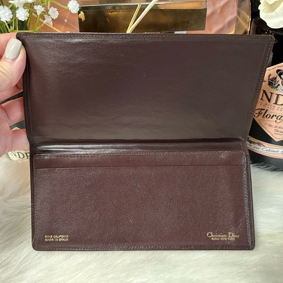 AUTHENTIC CHRISTIAN DIOR LOGO LONG BIFOLD WALLET - Picture 5 of 10